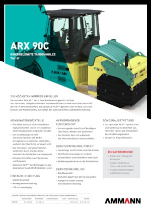 Kombinirani valjci Ammann ARX 90 C T4 f
