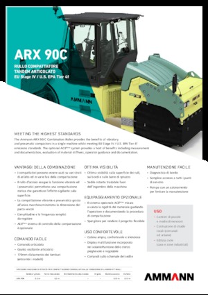 Kombinirani valjci Ammann ARX 90 C T4 f