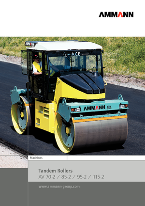 Tandem vibracijski valjci Ammann AV 70 K