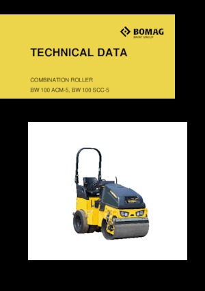 Kombinirani valjci Bomag BW 100 SCC-5