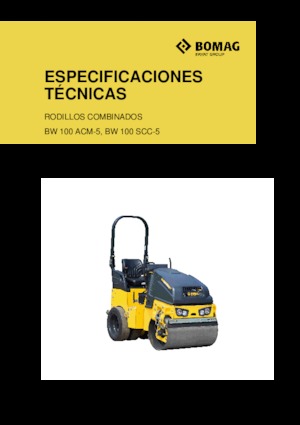 Kombinirani valjci Bomag BW 100 SCC-5