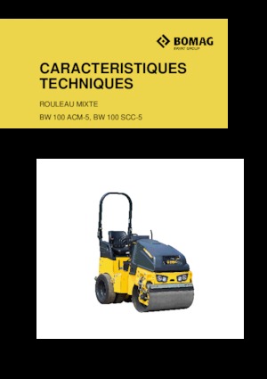 Kombinirani valjci Bomag BW 100 SCC-5