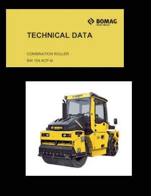 Kombinirani valjci Bomag BW 154 ACP-4I