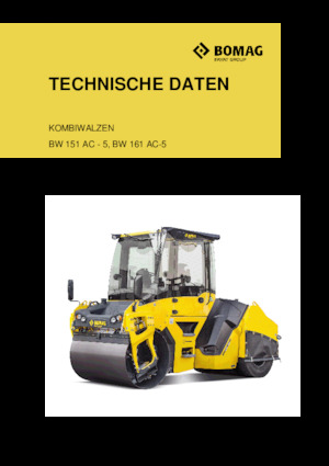 Kombinirani valjci Bomag BW 151 AC-5