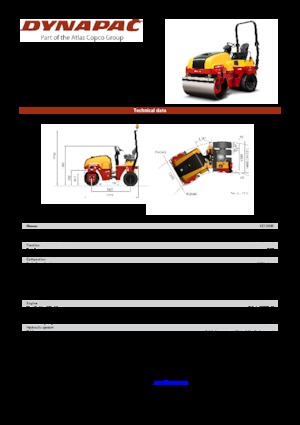 Kombinirani valjci Dynapac CC 1300 C