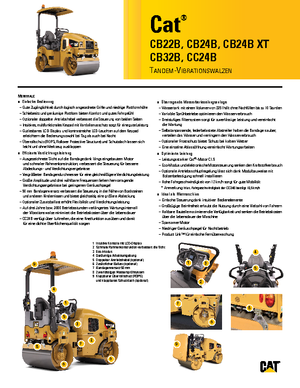 Kombinirani valjci Caterpillar CC24B