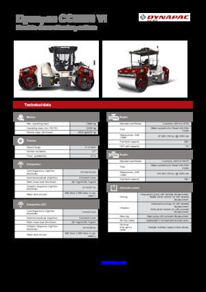 Kombinirani valjci Dynapac CC 6200 C VI
