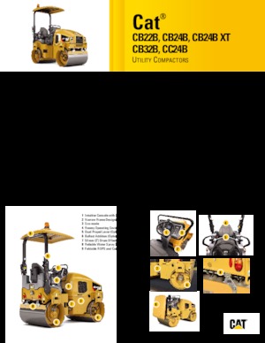 Kombinirani valjci Caterpillar CC24B