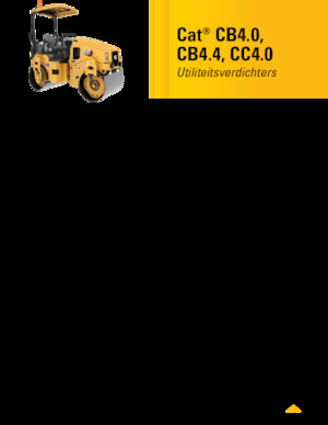 Kombinirani valjci Caterpillar CC4.0
