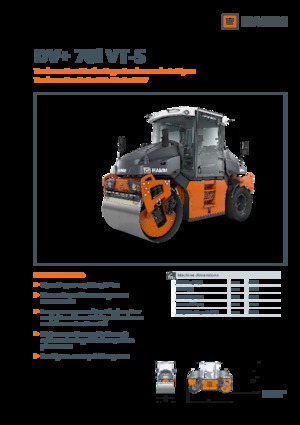 Kombinirani valjci Hamm DV+ 70i VT-S