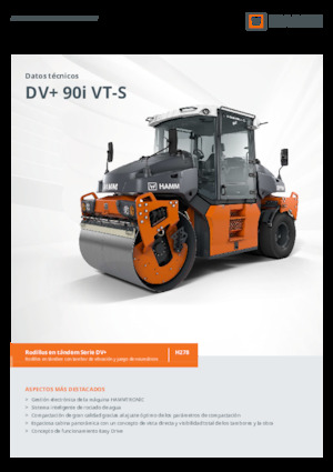 Kombinirani valjci Hamm DV+ 90i VT-S