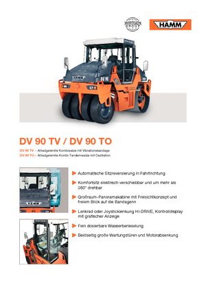 Kombinirani valjci Hamm DV 90 TO