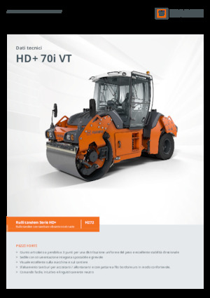 Kombinirani valjci Hamm HD+ 70i VT