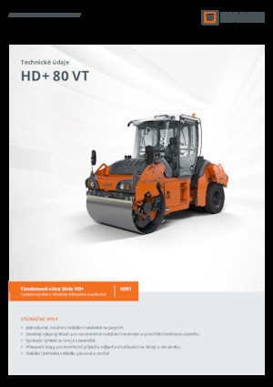 Kombinirani valjci Hamm HD+ 80 VT
