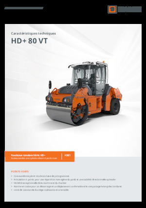 Kombinirani valjci Hamm HD+ 80 VT