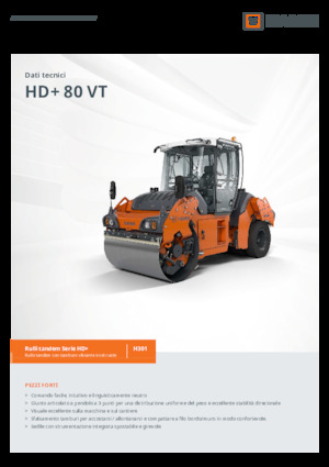 Kombinirani valjci Hamm HD+ 80 VT