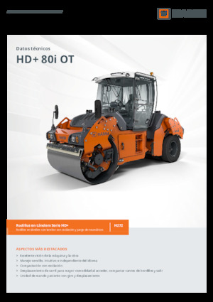 Kombinirani valjci Hamm HD+ 80i OT