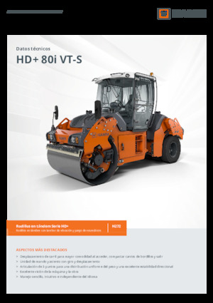 Kombinirani valjci Hamm HD+ 80i VT-S