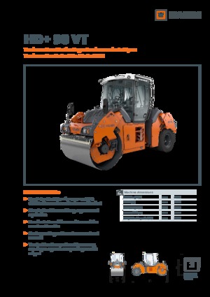 Kombinirani valjci Hamm HD+ 90 VT