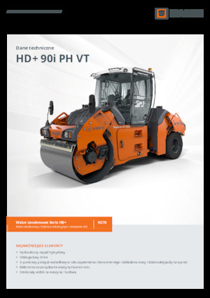 Kombinirani valjci Hamm HD+ 90i PH VT