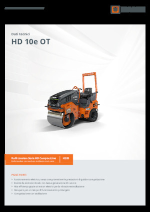 Kombinirani valjci Hamm HD 10e OT