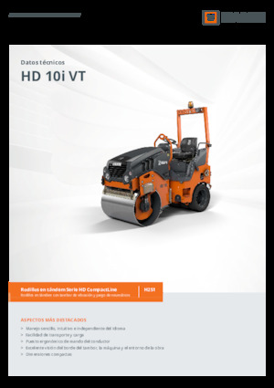 Kombinirani valjci Hamm HD 10i VT