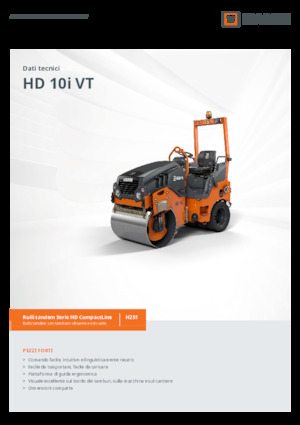 Kombinirani valjci Hamm HD 10i VT