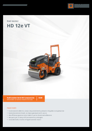 Kombinirani valjci Hamm HD 12e VT