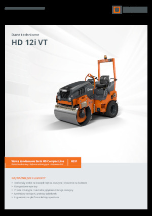 Kombinirani valjci Hamm HD 12i VT