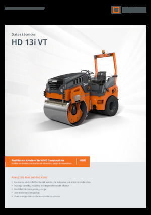 Kombinirani valjci Hamm HD 13i VT