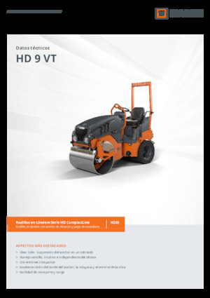 Kombinirani valjci Hamm HD 9 VT