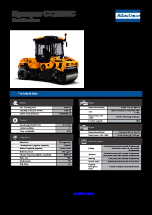 Kombinirani valjci Dynapac CC 3300 C 