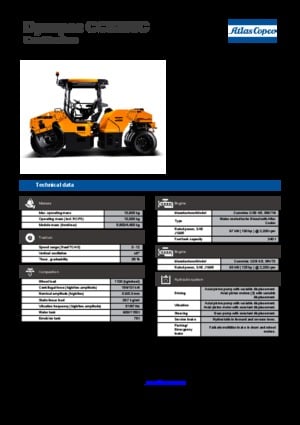 Kombinirani valjci Dynapac CC 5200 C