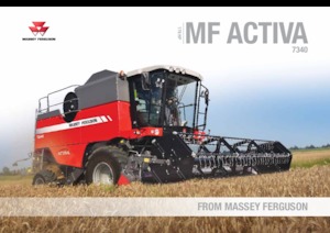 Kombajni Massey Ferguson Activa 7340