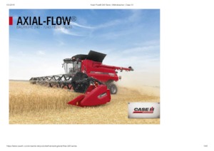 Kombajni Case IH Axial Flow 9250