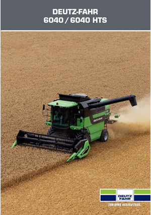 Kombajni DEUTZ-FAHR 6040 C HTS