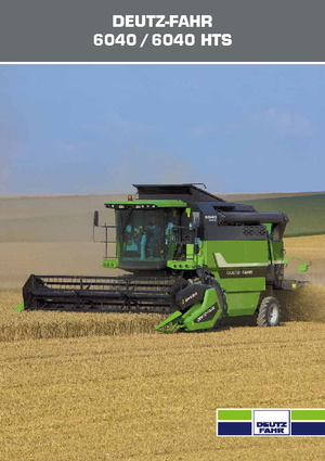 Kombajni DEUTZ-FAHR 6040 C HTS