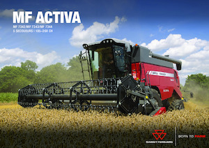 Kombajni Massey Ferguson Activa 7343-MCS