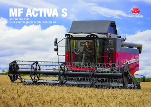 Kombajni Massey Ferguson Activa S 7347