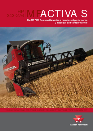 Kombajni Massey Ferguson Activa 7347 S