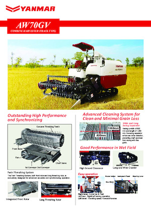Kombajni Yanmar AW70GV