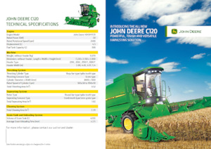 Kombajni John Deere C120