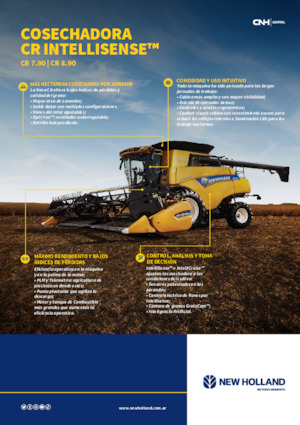 Kombajni New Holland CR 7.90 INTELLISENSE™