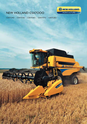 Kombajni New Holland CSX 7080 Laterale