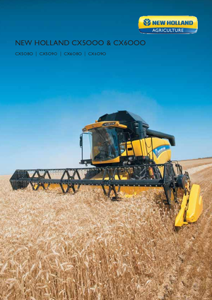 Kombajni New Holland CX 5090 Laterale