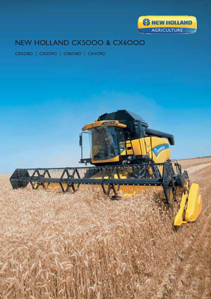 Kombajni New Holland CX 5090 Laterale