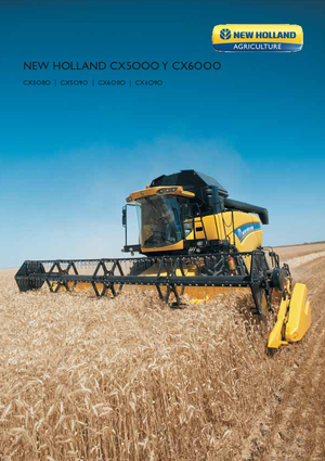 Kombajni New Holland CX 5090 Laterale