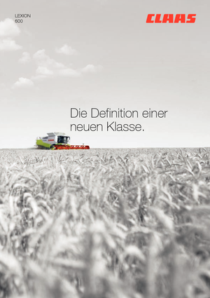 Kombajni Claas Lexion 600 Terra-Trac