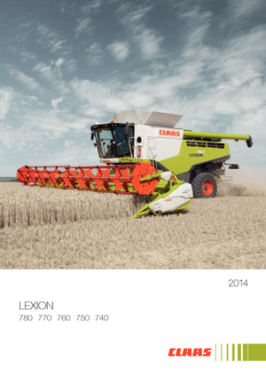 Kombajni Claas Lexion 740