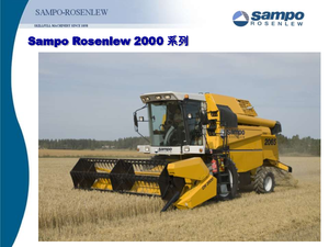 Kombajni Sampo Rosenlew SR 2065 Spezial